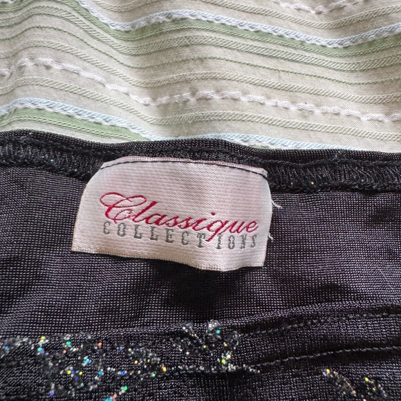 Express Black Tank Top with Floral Pattern - Picture 2 of 3